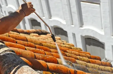 Nettoyage de toitures - Colleville-sur-Mer